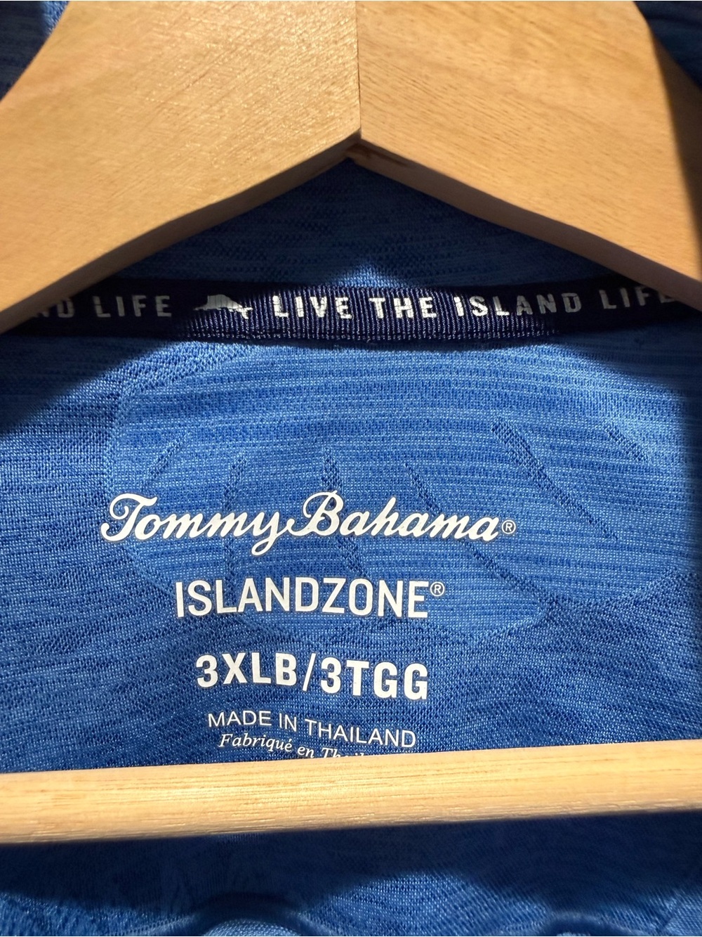 Tommy Bahama Blue IslandZone Quarter-Zip Pullover - Picture 3 of 3